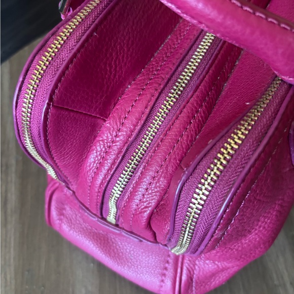 Cole Haan Leather Tote in Hot Pink - Picture 11 of 16